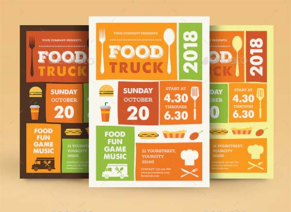 Food Truck Event Flyer Template