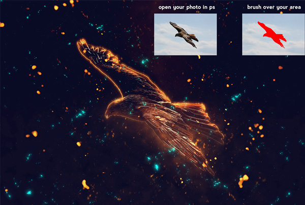 Free Spark Photoshop Action
