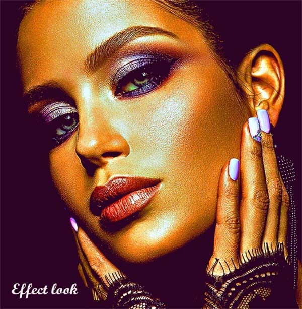 Gold HDR Photoshop Action