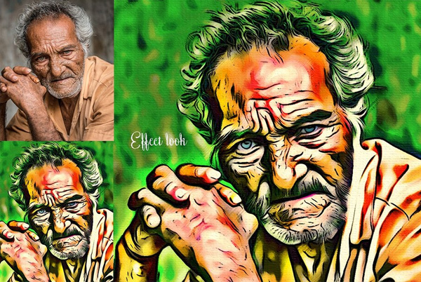 Mixed Media Photoshop Action