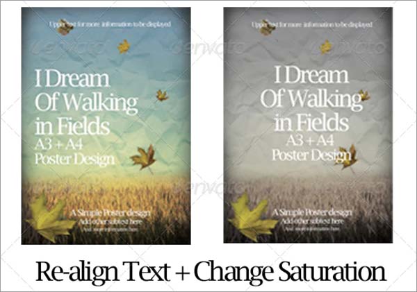 Nature and Autumn Style Poster