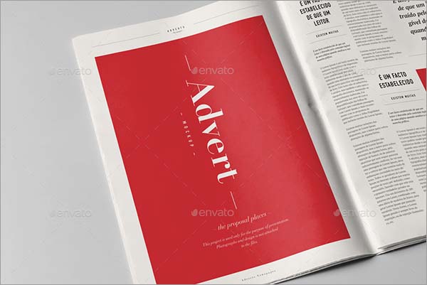 Newspaper Adverts Mock-up