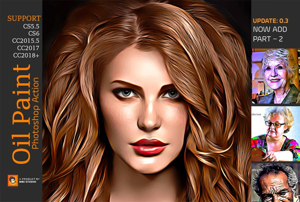 Oil Paint Photoshop Action