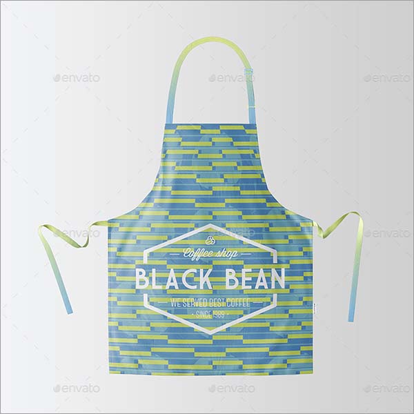 Restaurant and Home Kietchen Apron Mockup