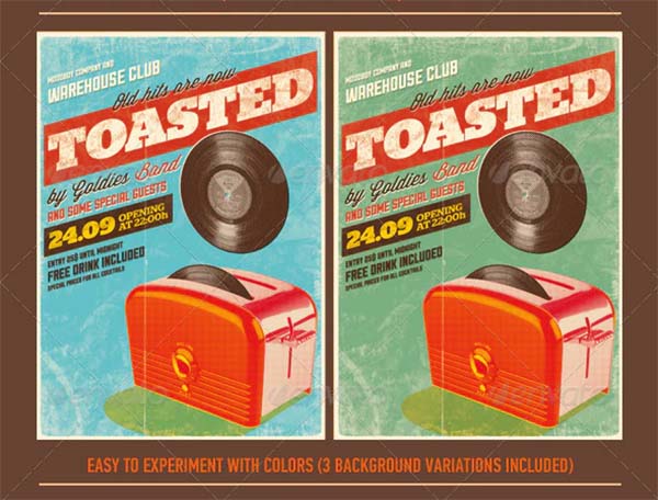 Toasted Vintage Poster