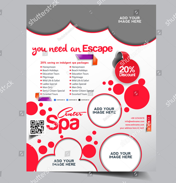 Vector Salon Brochure and Flyer Template