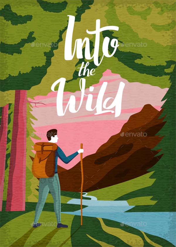 Vector Vintage Poster Template
