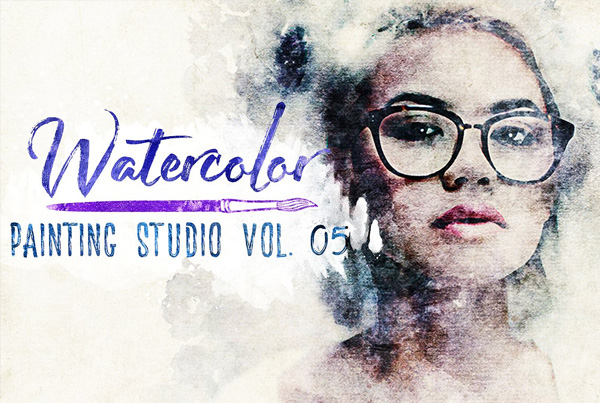 Watercolor Painting Studio Action