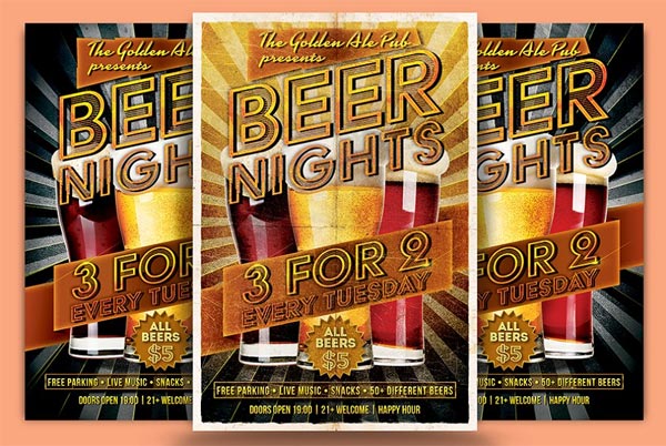 Beer Nights Flyer Template