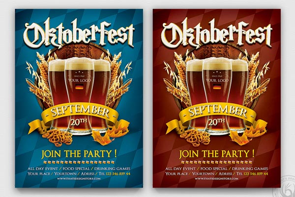 Best Beer Party Flyer Template