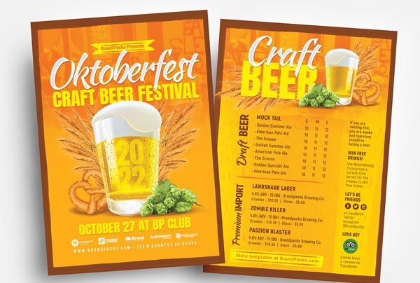 Carft Beer Flyer Template