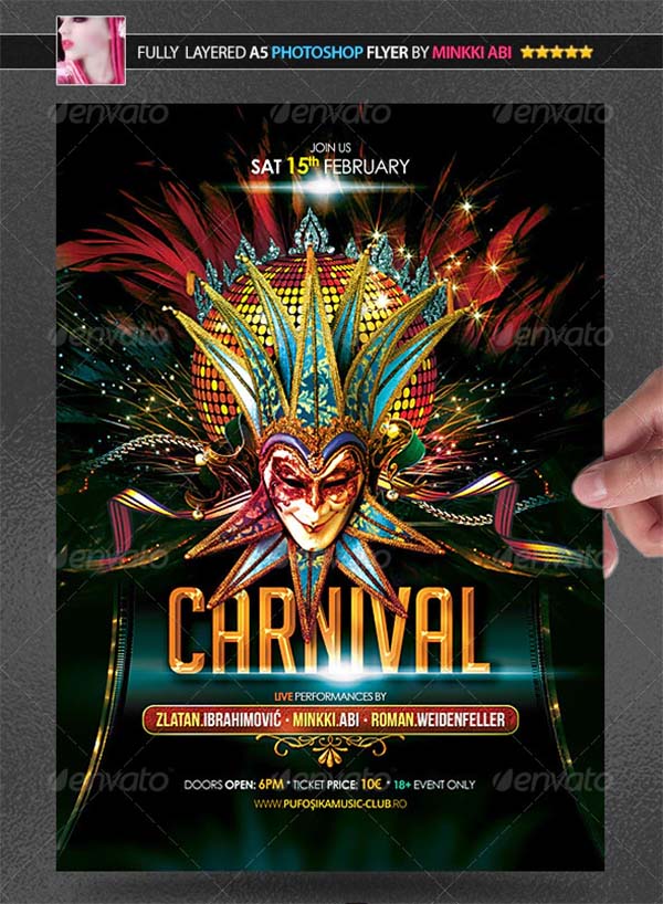 Carnival Party Poster and Flyer Template