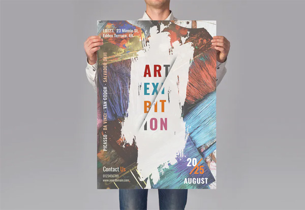 Free Art Event Flyer Template