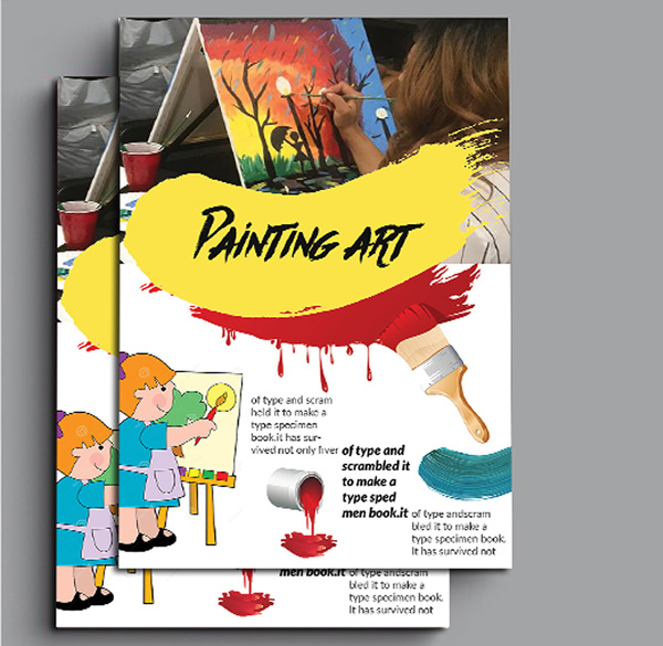 Free Paint Art Flyer Design