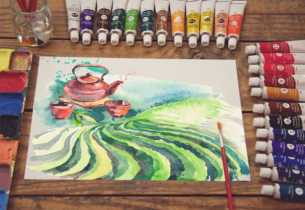 Free Sketchbook Paint Scene