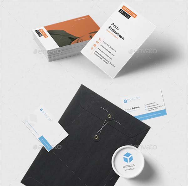 Minimalist Agency Business Card Template