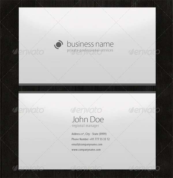 Professional Minimalistic Business Cards