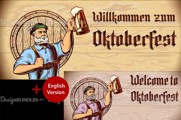 Vector Beer Glass Template