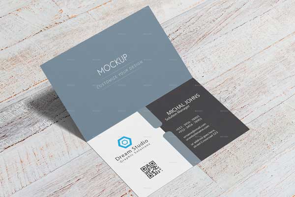25+ Folded Card Mockups | Free & Premium Photoshop Mockup Templates