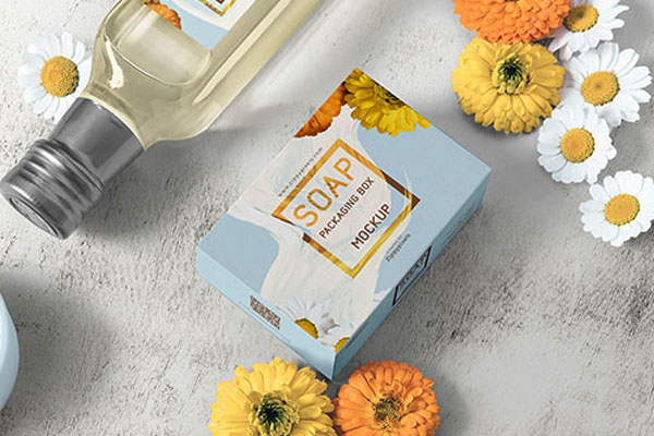 Soap Box Mockups – Natural and Eco-Friendly Designs for Organic Brands | Editable PSD, AI Format Templates