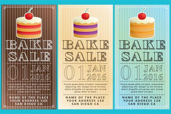 18+ Bake Sale Flyer Templates |  Adobe Photoshop | Illustrator Downloads