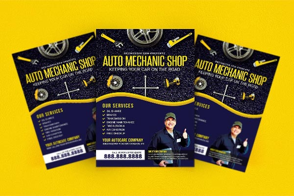 20+ Car Repair Flyer Templates | Adobe Photoshop | Illustrator | formats Downloads