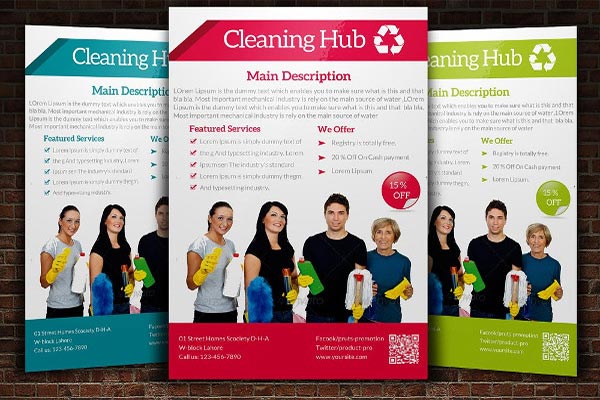 21+ Cleaning Flyers | Free & Premium Adobe Photoshop | Illustrator formats