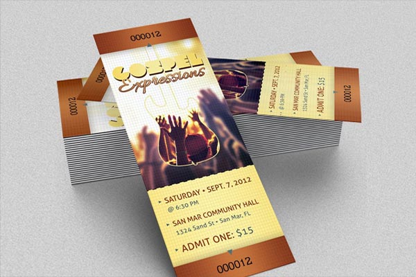 43+ Concert Ticket Templates | PSD | Ai | Word ( Doc ) Formats Free & Premium Download