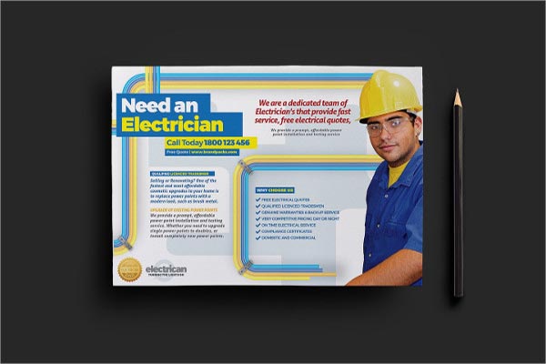 13+ Electrician Flyer Templates | Free & Premium PSD | PNG | EPS Download