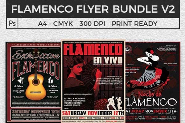 23+ Flamenco Flyer Templates | Free & Premium Photoshop | Vector Downloads