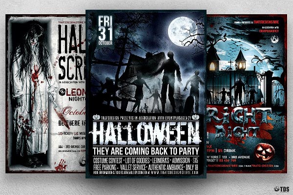 23+ Halloween Party Flyers | Free & Premium | PSD | Illustrator Downloads