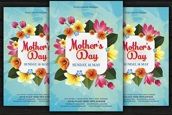 48+ Mothers Day Flyer Templates | Free & Premium PSD | Word ( Doc ) | Ai | InDesign Downloads