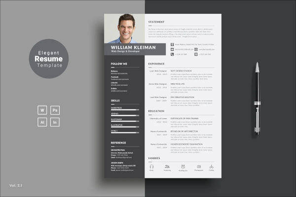 23+ Creative Resume Design – Free Samples, Examples, PDF, DOC, PSD Formats