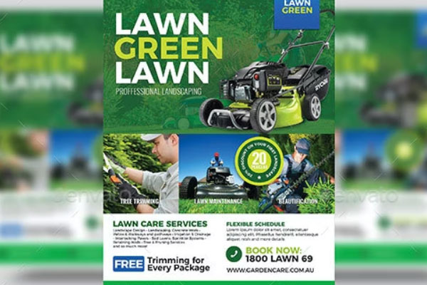 14+ Lawn Care Flyer Templates | Free & Premium PSD | Illustrator | Word ( Doc ) | InDesign Formats Download