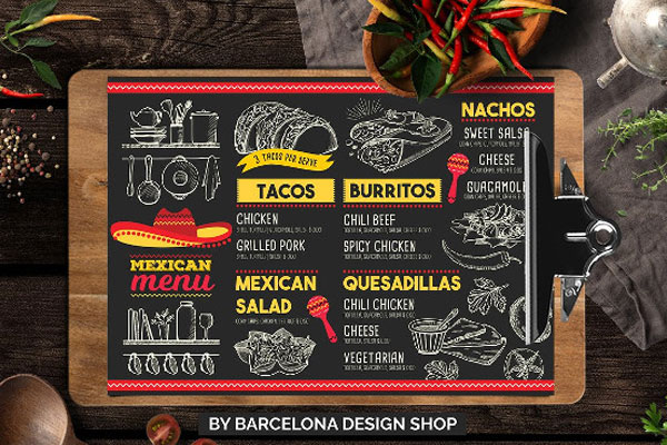 23+ Mexican Food Menu Templates | Free & Premium PSD | Illustrator | Word ( Doc ) | InDesign Formats Download