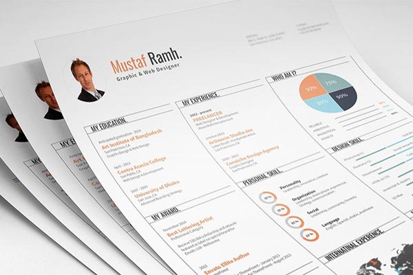 22+ Infographic Resume Templates | Free & Premium PSD | Ai | Word ( Doc ) | InDesign Formats Download