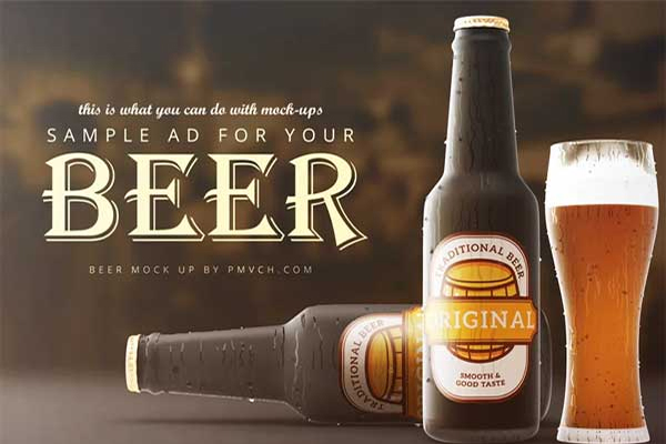 23+ Free Beer Ad Mockups – Photoshop, Vector – Free Beer Ad Mockups Download