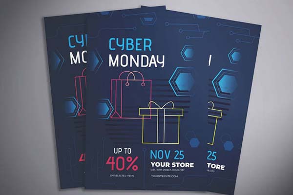 Cyber Monday Event Flyer Templates – Free & Premium PSD, Word, Doc, InDesign, Ai Formats Download