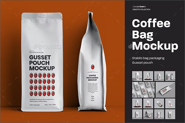 Coffee Bag Mockup Set