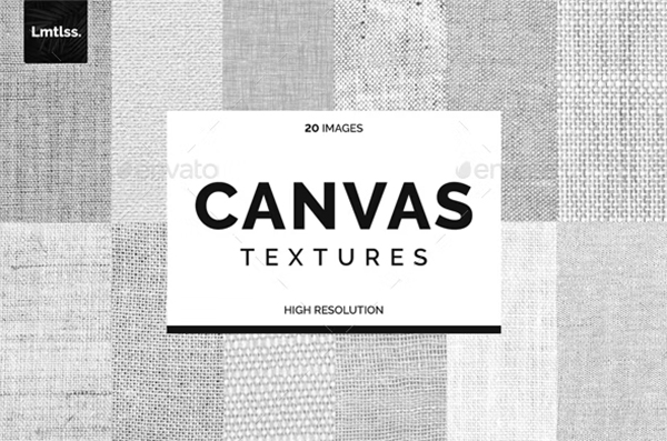 20 White Canvas Textures