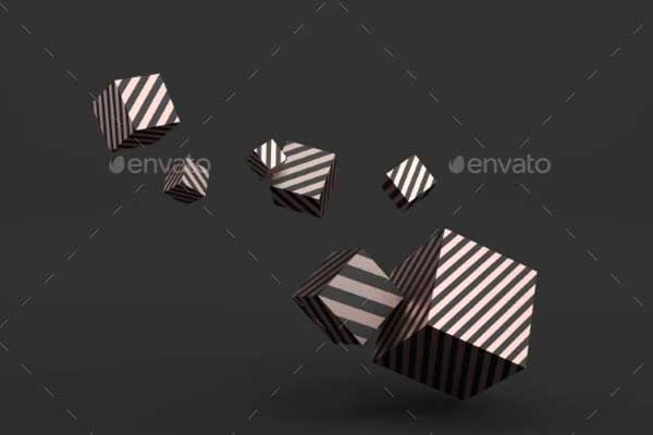 3D Abstract Geometric Shape