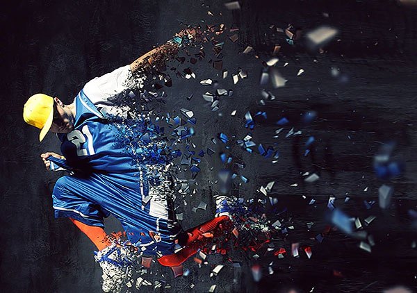 3D Dispersion Photoshop Action Template