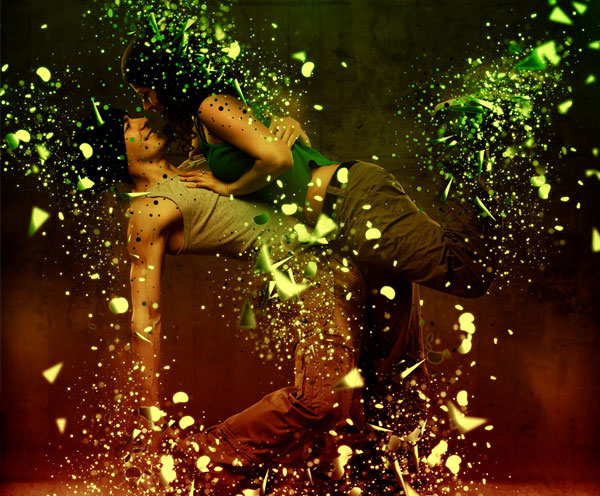 3D Dispersion Photoshop Action Template