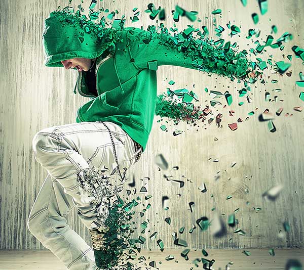 3D Dispersion Photoshop Action