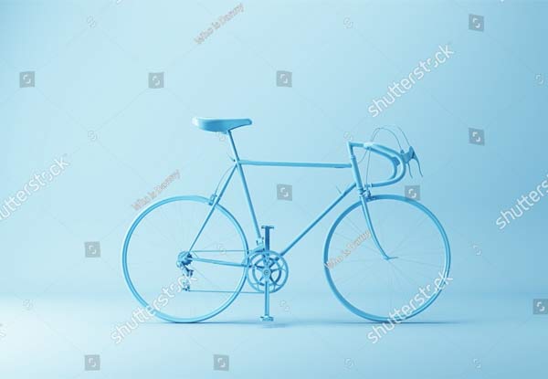3D Graphic Modern Bicycle