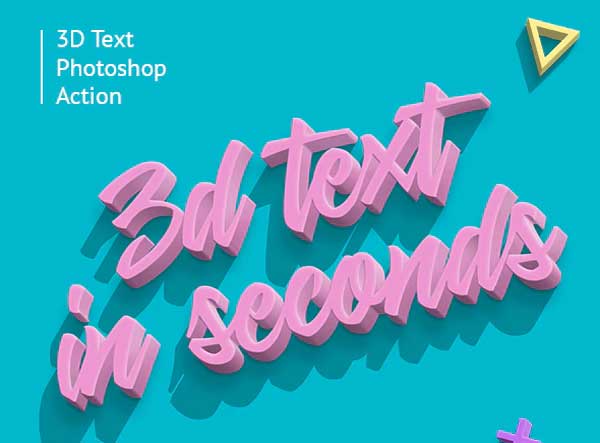 3D Photoshop Action
