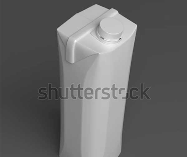 3D Realistic Carton Package Mockups