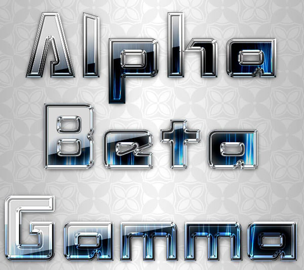 3D Supreme Gloss Text Styles
