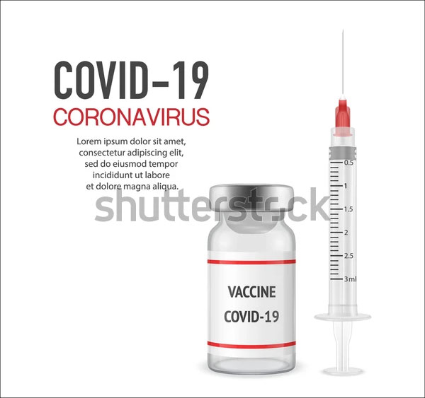 3D Vaccine Bottle and Syringe Mockups