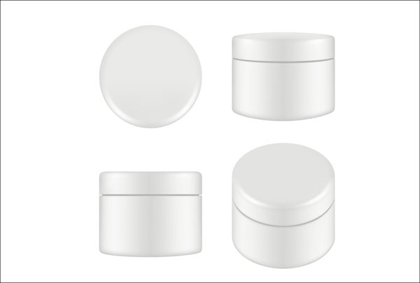 3d Cosmetic Package Rounded Cleaning Cream